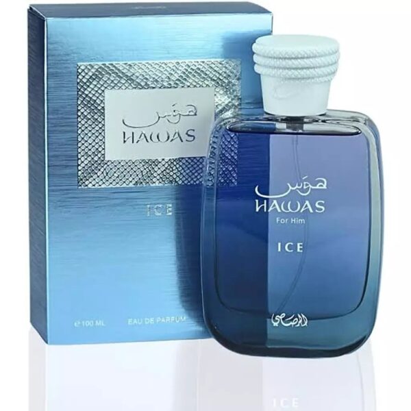 عطر هَوَس آيس الجديد للرجال من دار الرصاصي ١٠٠ مل
